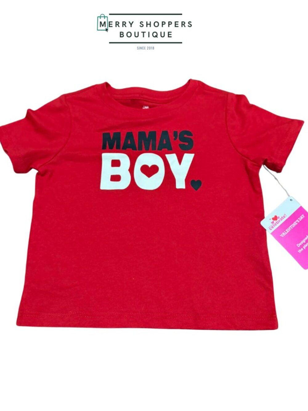 Toddler Boy Valentine's Day Short Sleeve T-Shirt